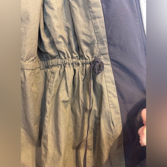 Vince Black Lined Green Zip Up Utility Jacket Size Small - Picture 5 of 7